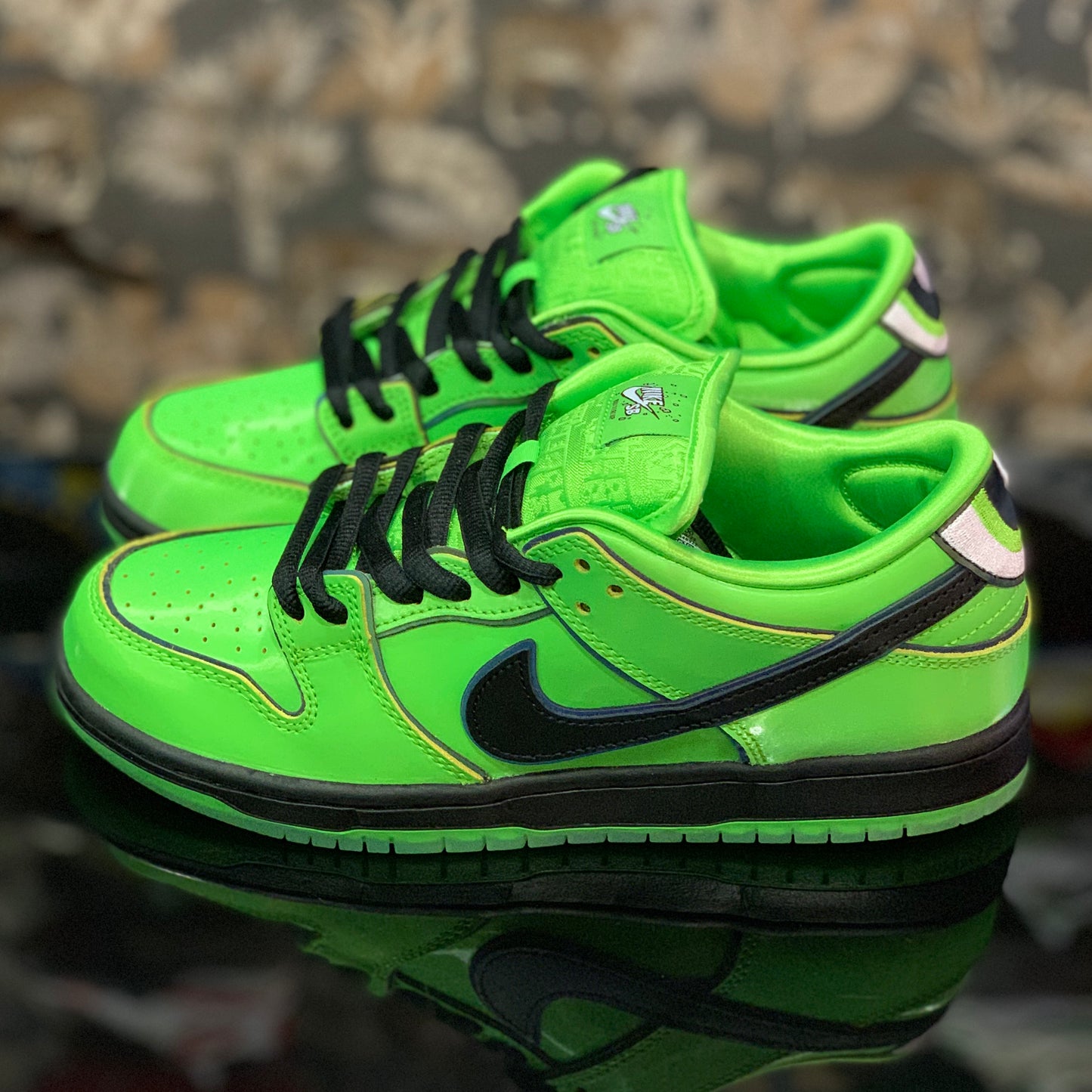 Sneakers Nike Dunk Low SB Powerpuff Girls Buttercup da Uomo e Donna | Deda Roma