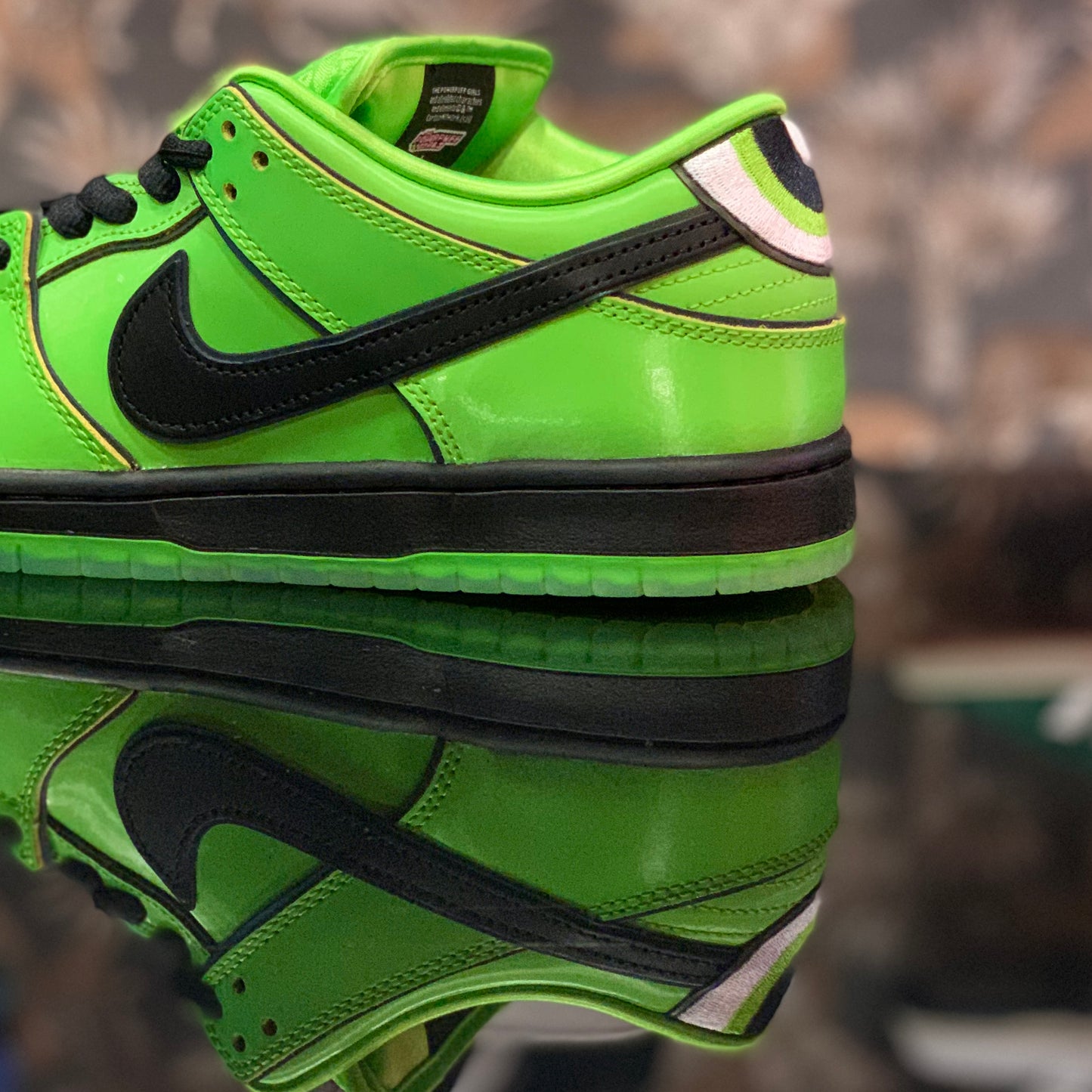 Sneakers Nike Dunk Low SB Powerpuff Girls Buttercup da Uomo e Donna | Deda Roma