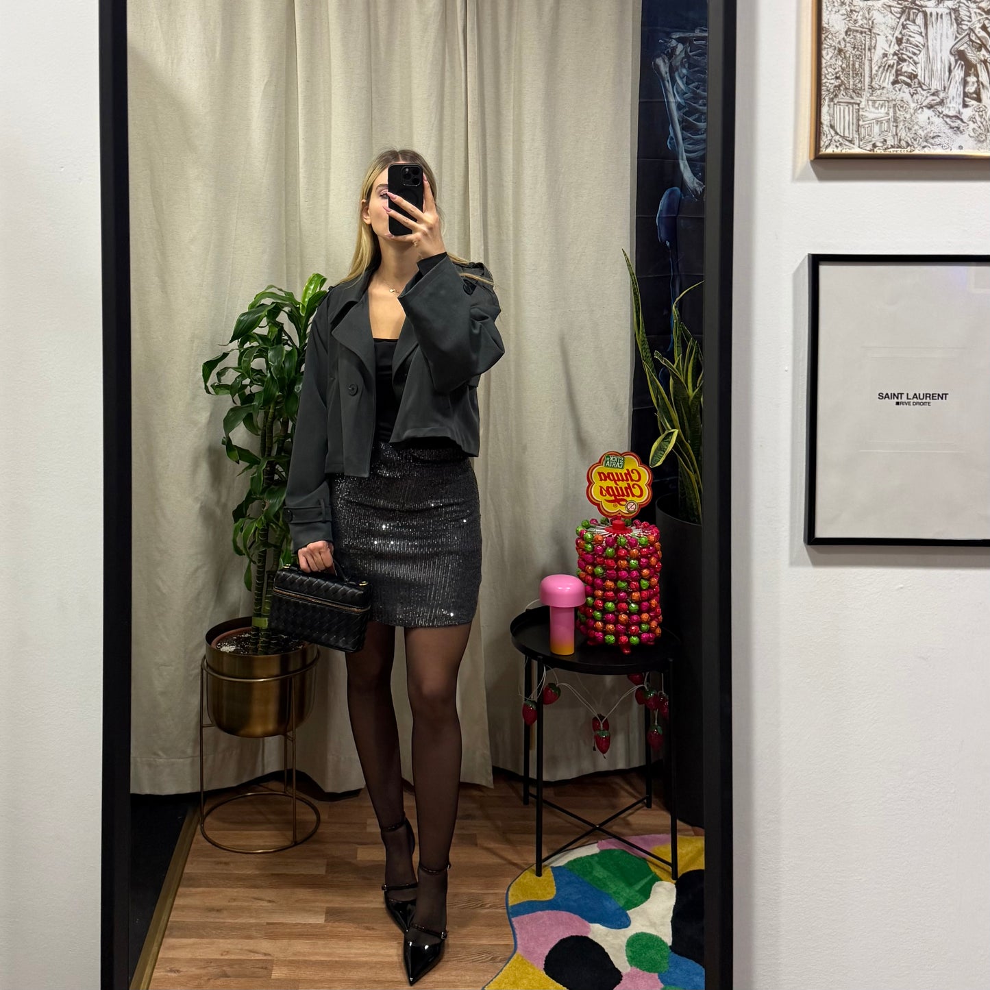 Gonna Elegante Paillettes Donna | Modello Shine | Deda Roma