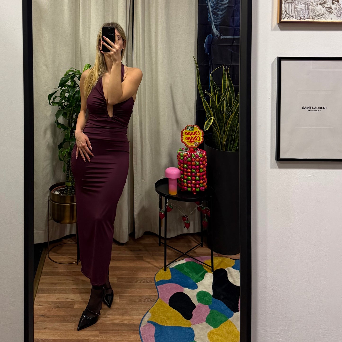 Abito Lungo Elegante Donna | Modello Vela | Deda Roma