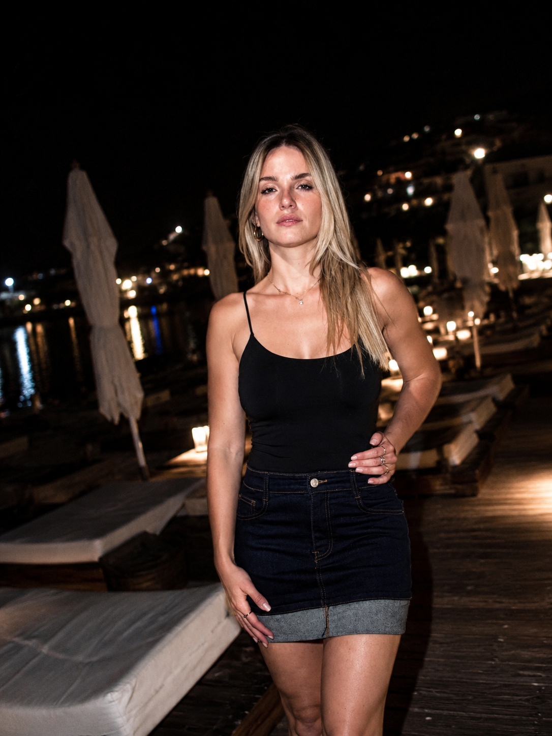 Midnight Denim Mini Skirt | Deda Roma