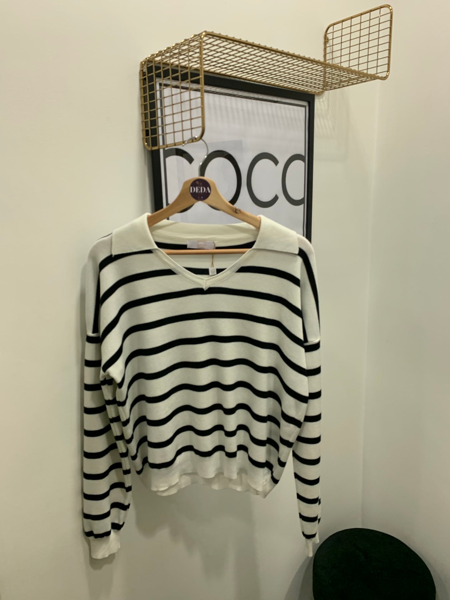 Pullover In Maglia A Righe