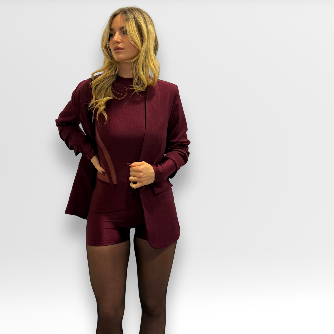 Tutina con Inserti Trasparenti | Tutina Iris | Deda Roma