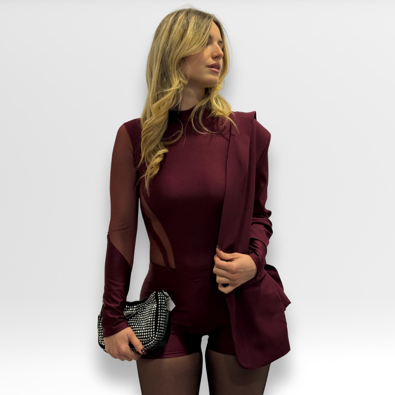 Tutina con Inserti Trasparenti | Tutina Iris | Deda Roma