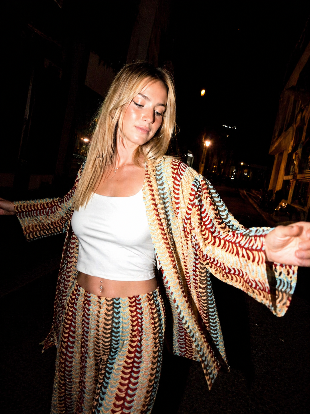 Desert Wave Set – Pantalone e kimono in fantasia | Deda Roma