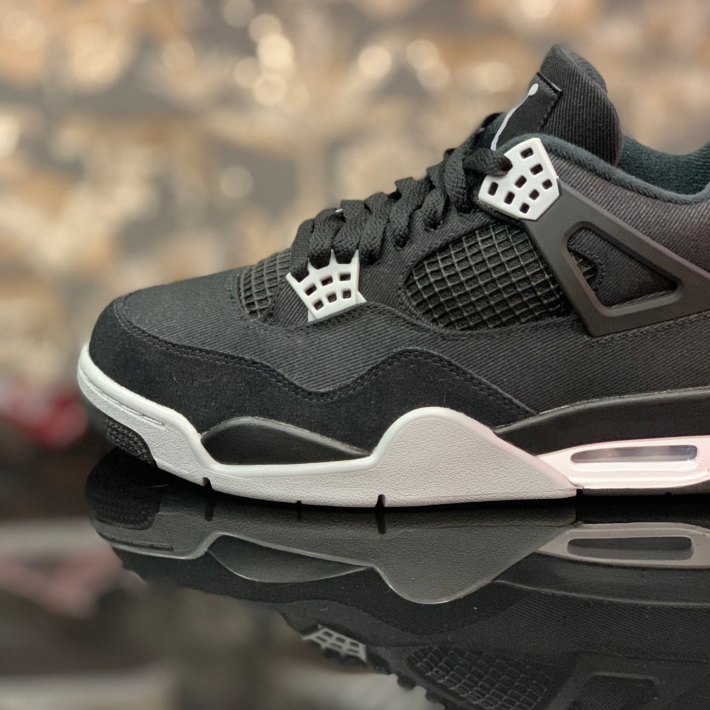 Sneakers Nike Air Jordan 4 Black Canvas  DH7138-006 da Uomo e Donna | Deda Roma