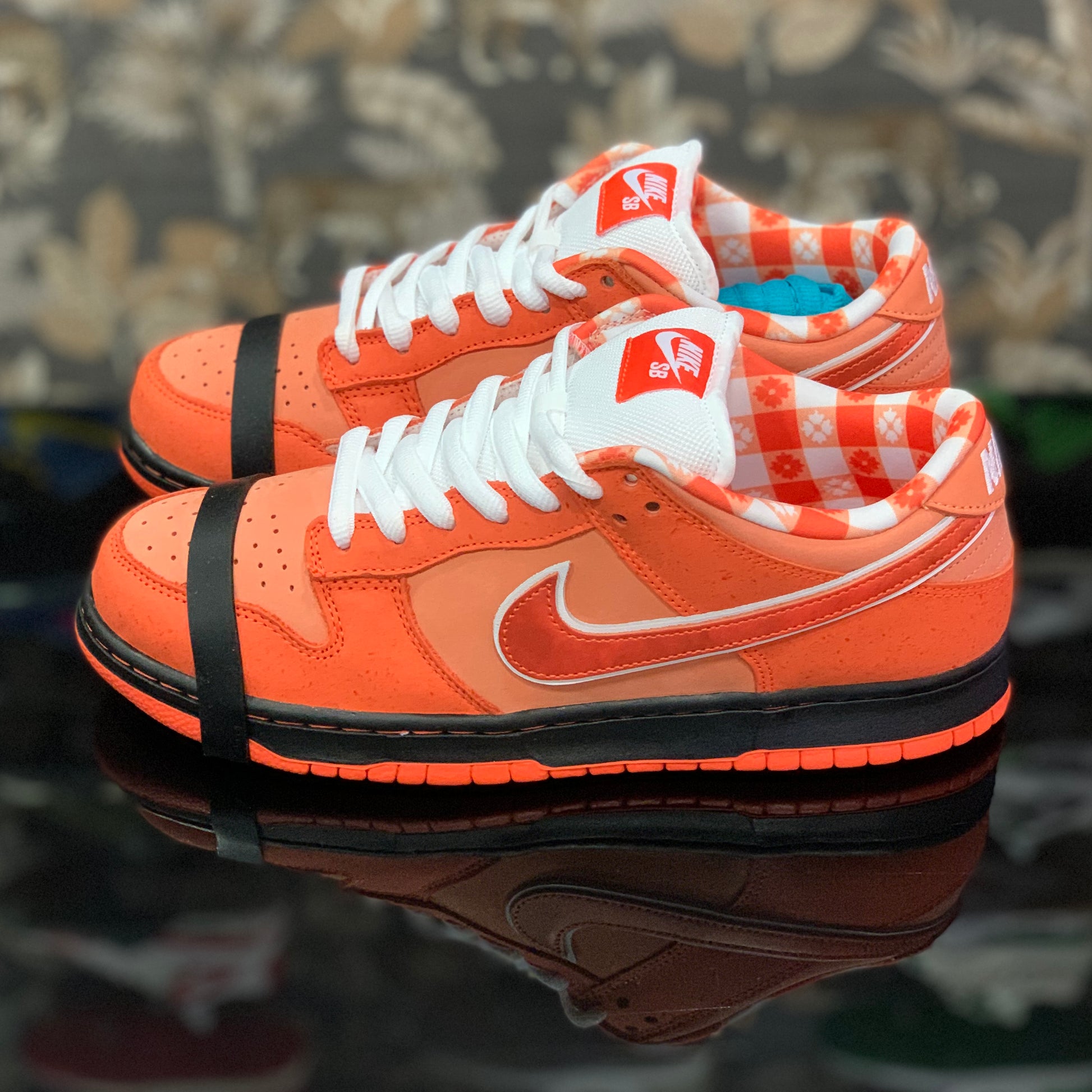 Dunk Low SB Orange Lobster Nike, Jordan, and Adidas Sneakers for