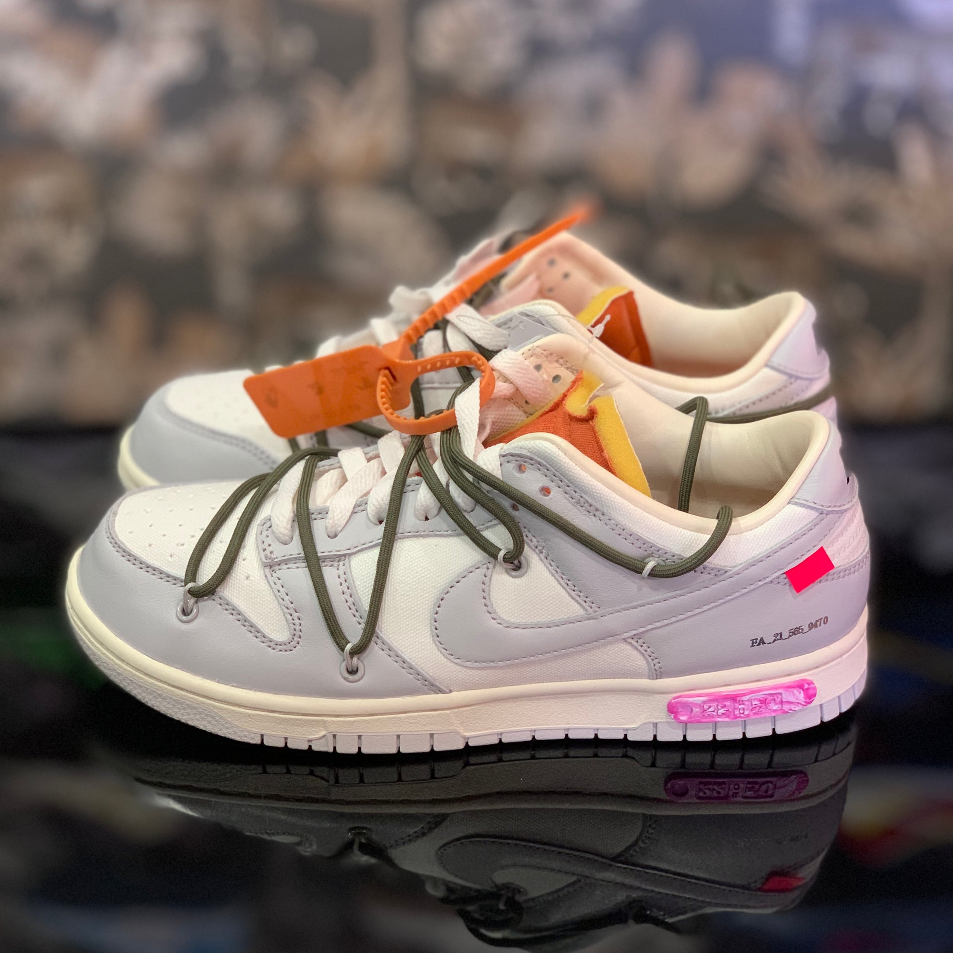 Nike Dunk Low Off-White Lot 22 The most exclusive Nike sneakers