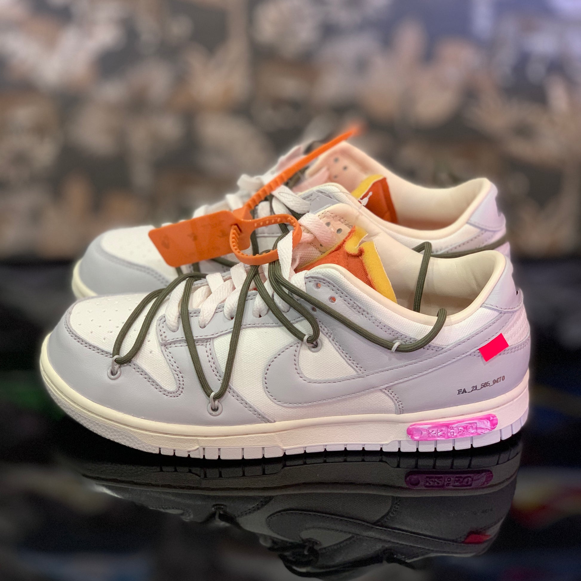 Nike Dunk Low Off-White Lot 22 The most exclusive Nike sneakers