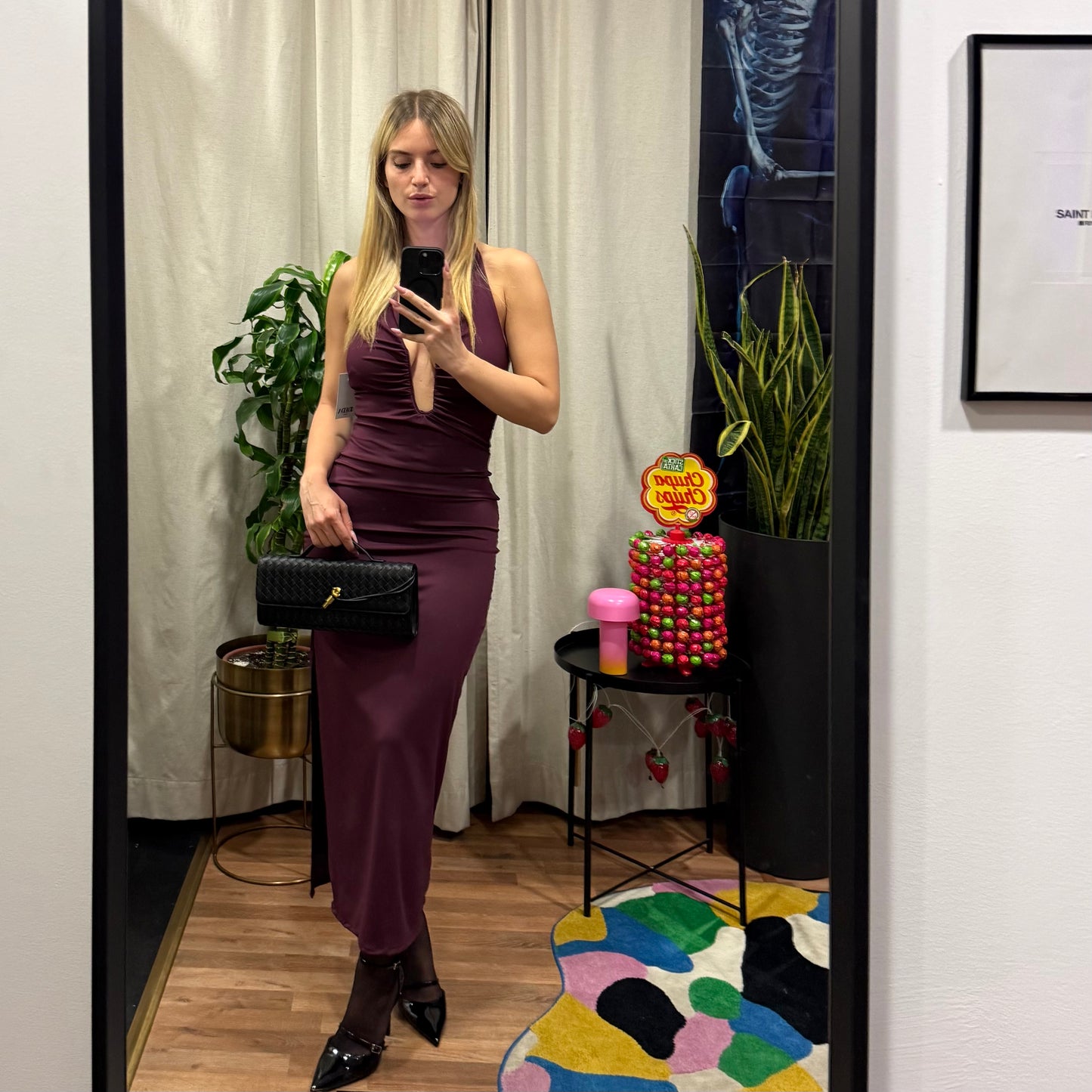 Abito Lungo Elegante Donna | Modello Vela | Deda Roma