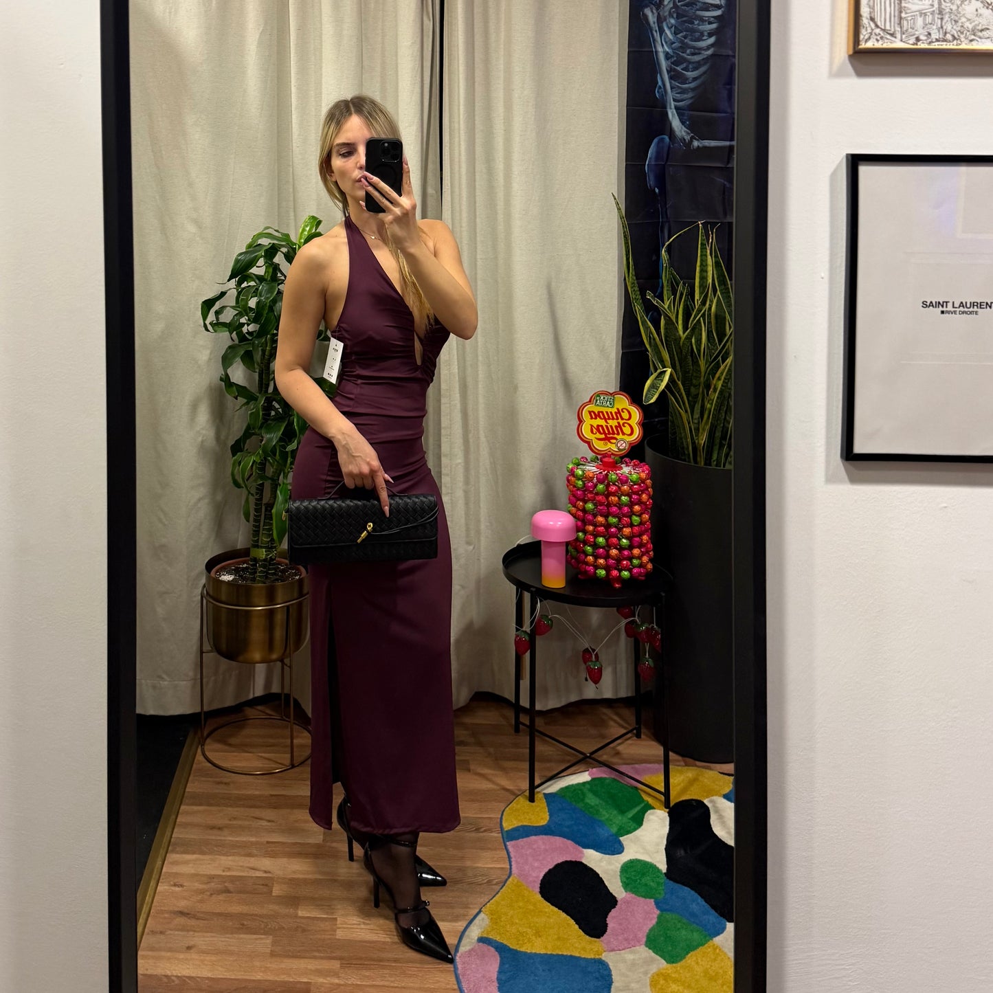 Abito Lungo Elegante Donna | Modello Vela | Deda Roma