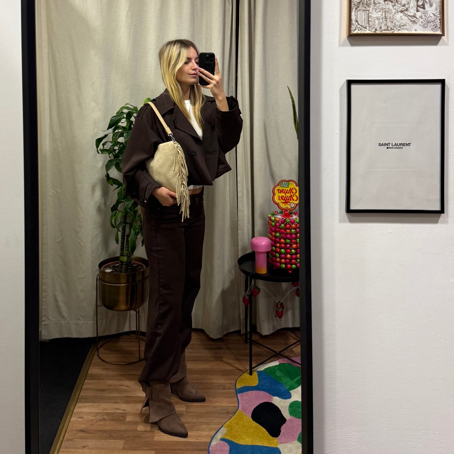 Jeans Donna a Gamba Larga | Modello Chestnut | Deda Roma