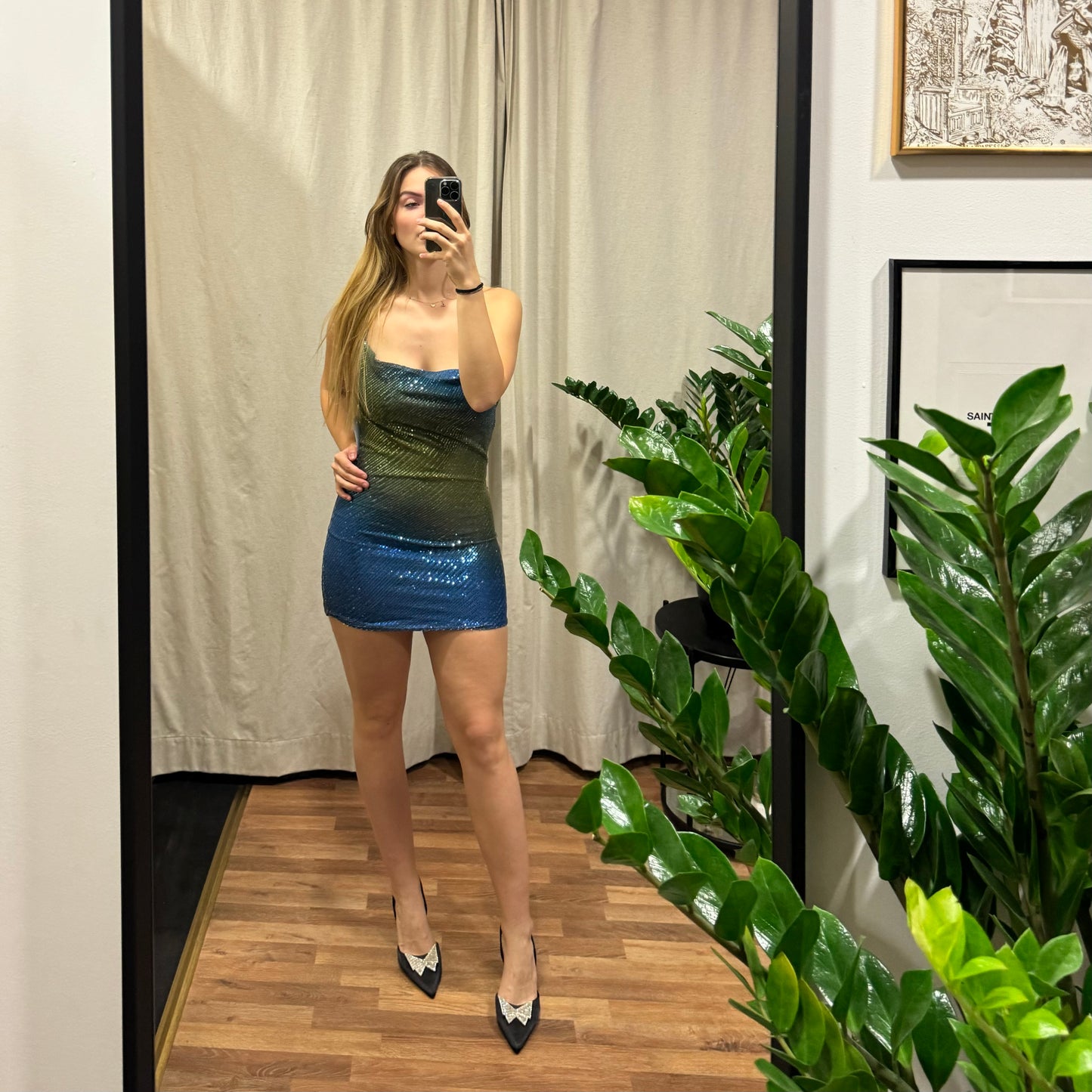 Minidress Teal