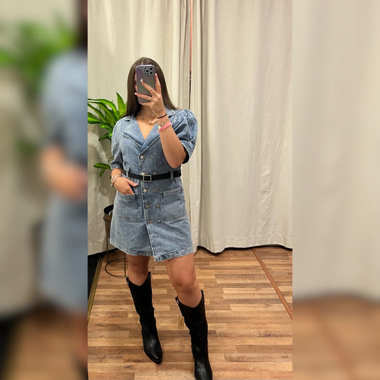 Mini Dress Denim