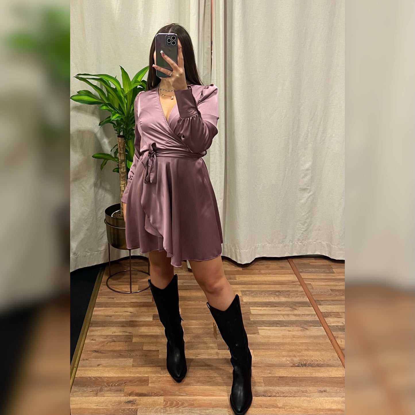 Mini Dress Satinato