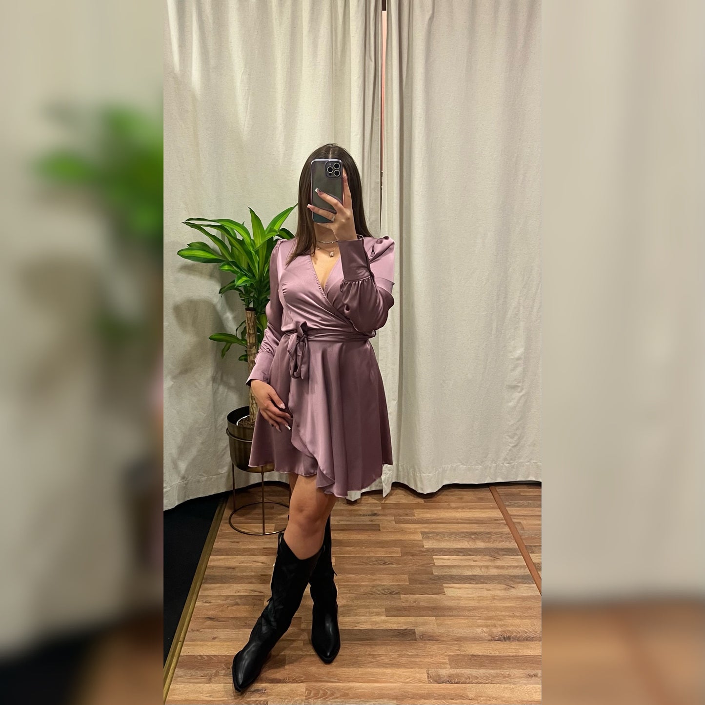 Mini Dress Satinato