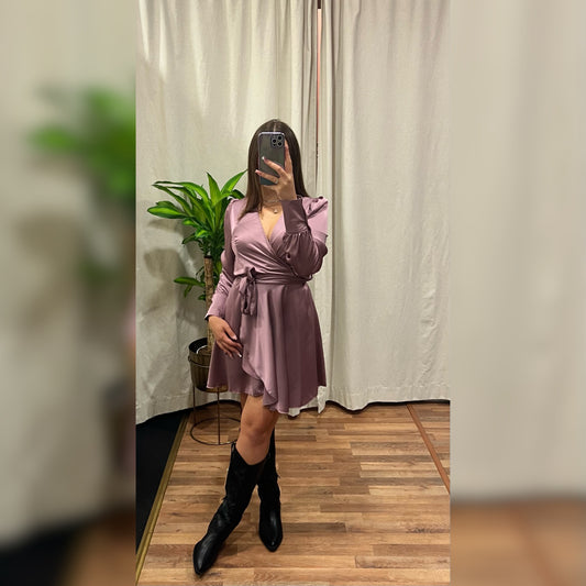 Satin Mini Dress