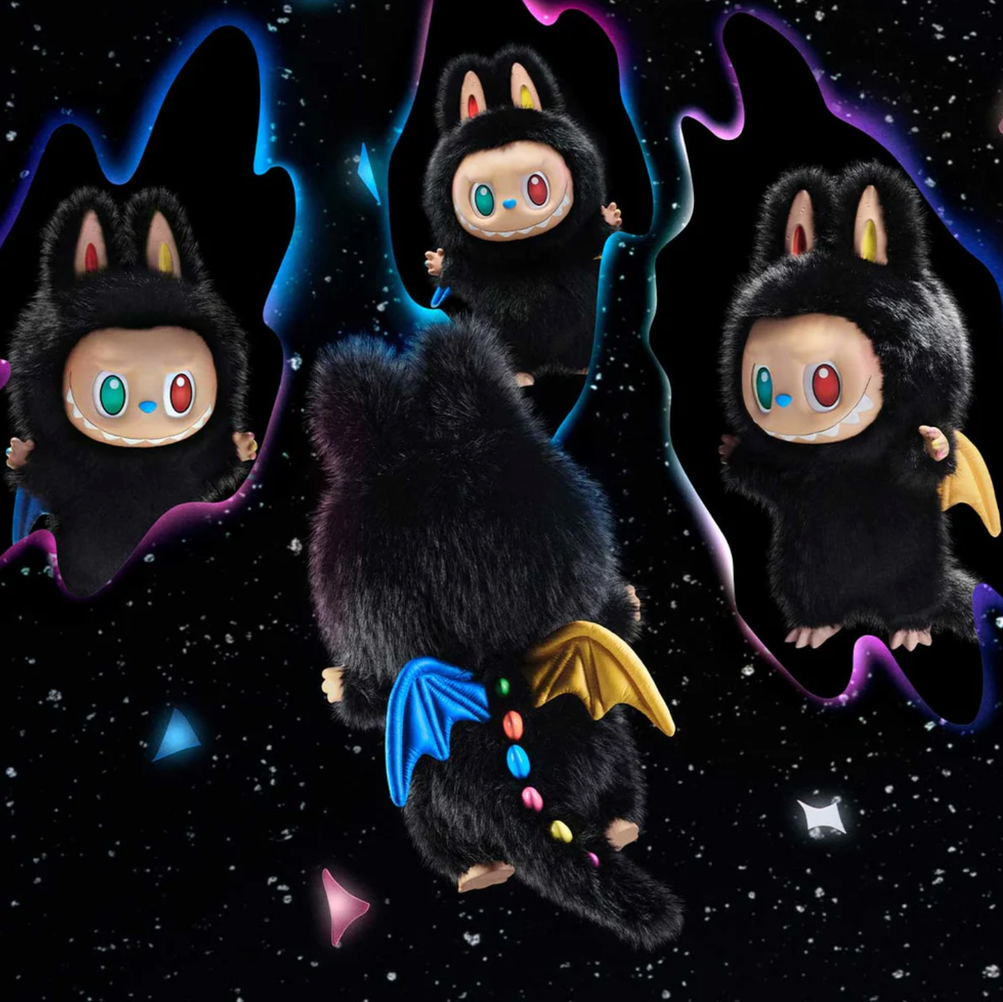 Pop Mart The Monsters Labubu Zimomo 10th Anniversary Black Edition