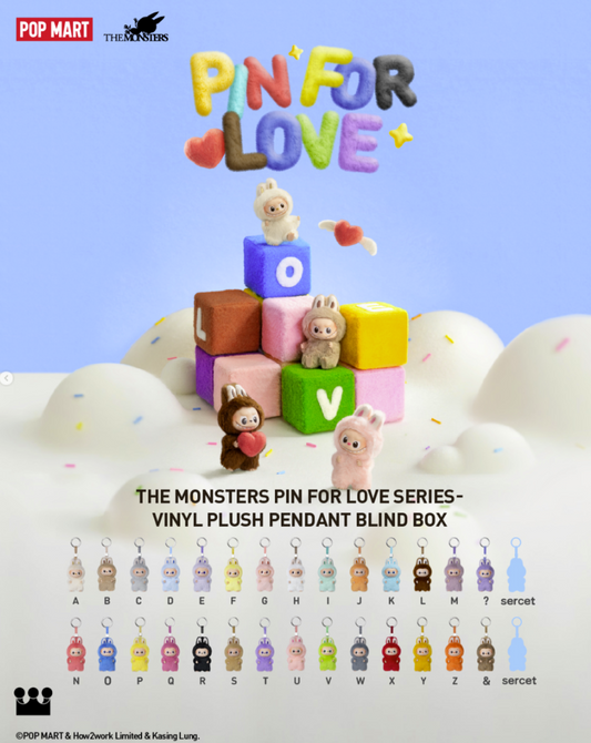 Novità in esclusiva da Deda Roma POP MART Labubu “Pin for Love”. Disponibile da Deda Roma, Via di Monteverde 11G o online dedaroma.com con spedizione express.