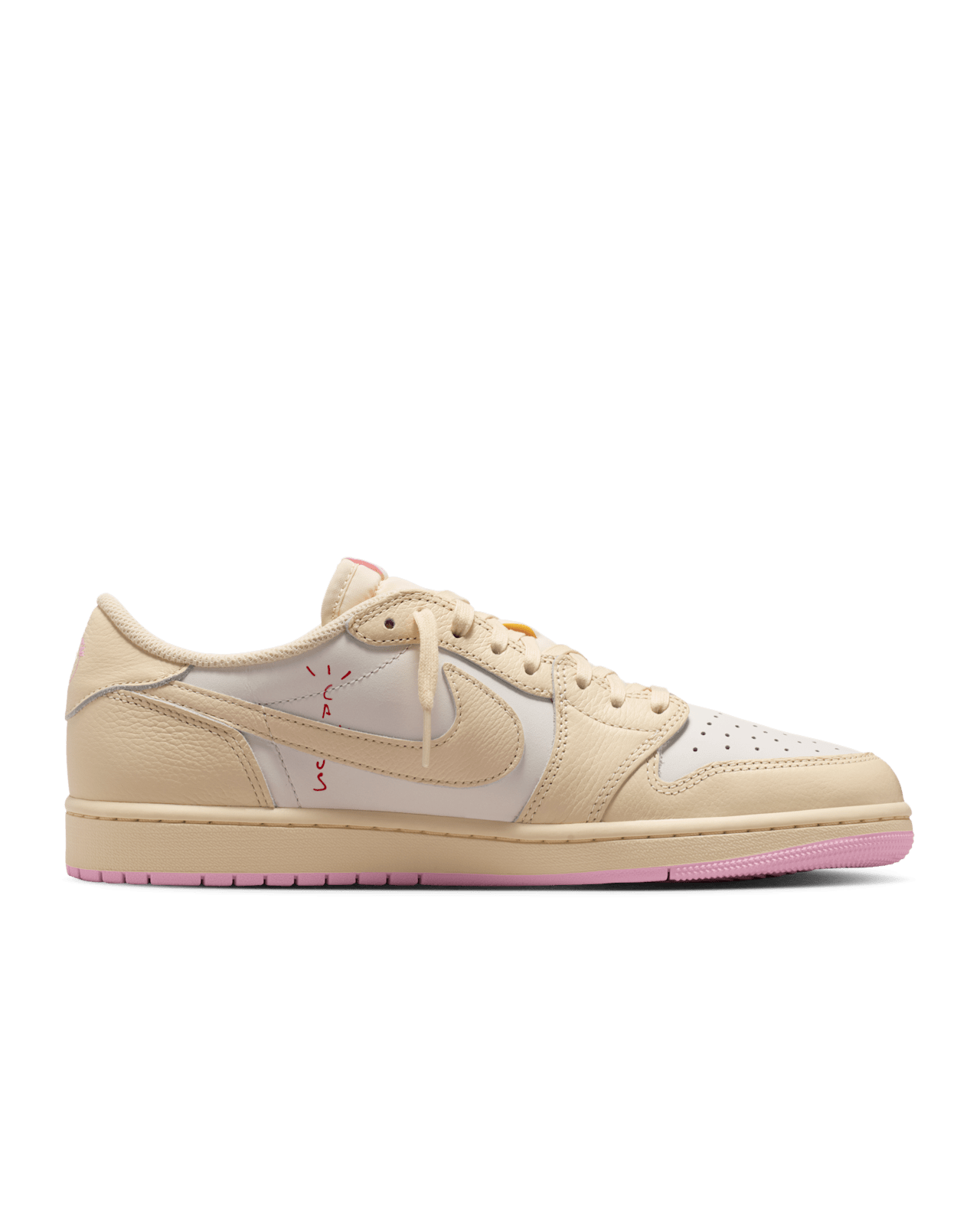 Acquista le Jordan 1 Low Retro OG SP Travis Scott Shy Pink in esclusiva da DEDA ROMA. Sneakers originali in edizione limitata, spedizione rapida e gratuita con possibilità di ritiro a Roma in negozio fisico in via di Monteverde 5d.