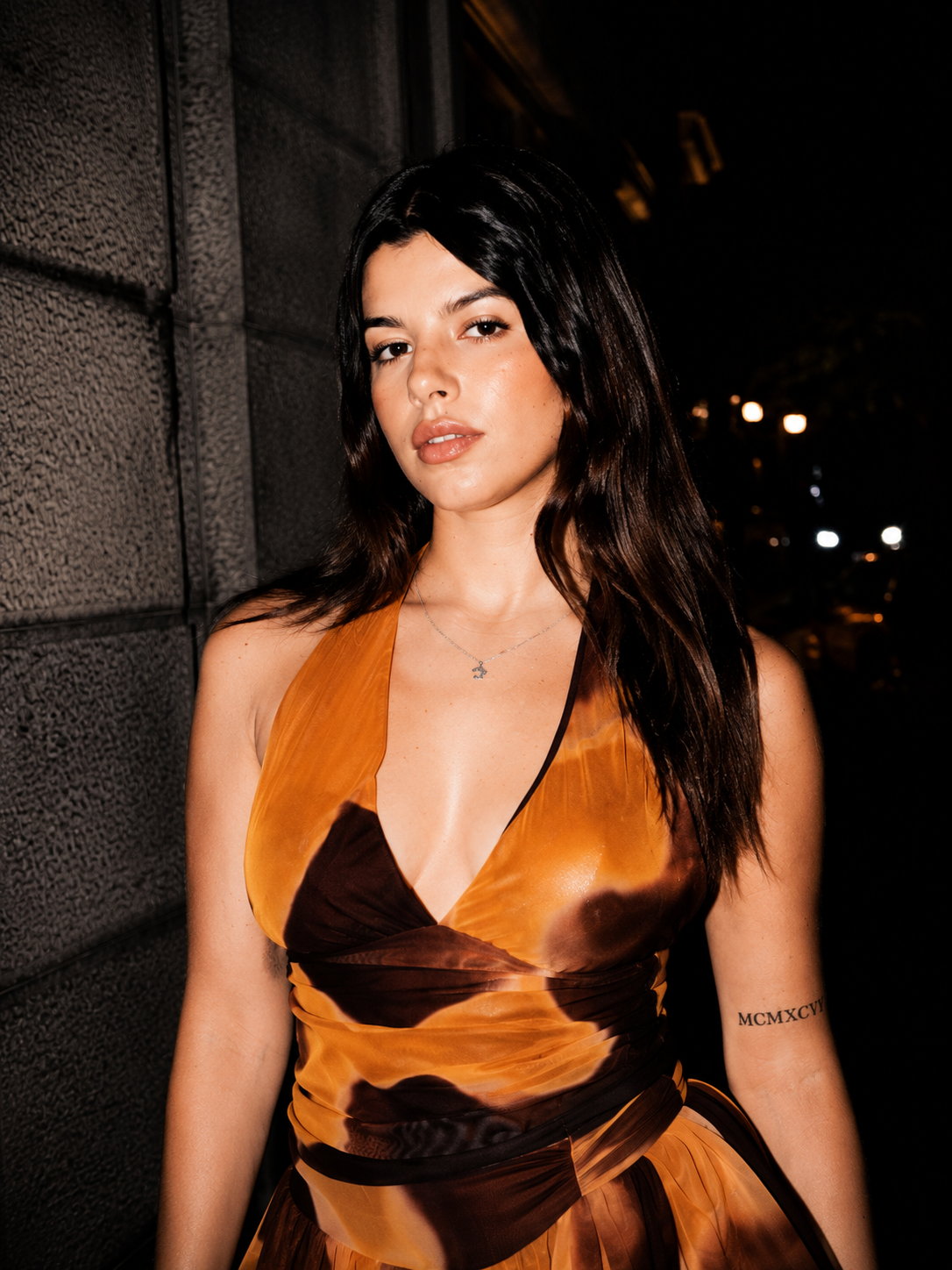 Sunset Tie-Dye Set – Coordinato top halter e shorts con balze | Deda Roma