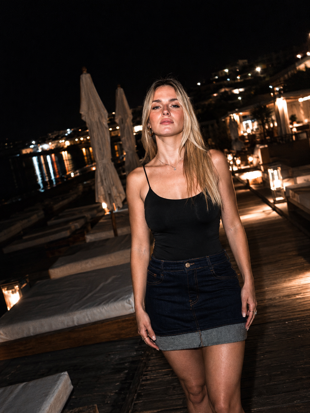 Midnight Denim Mini Skirt | Deda Roma