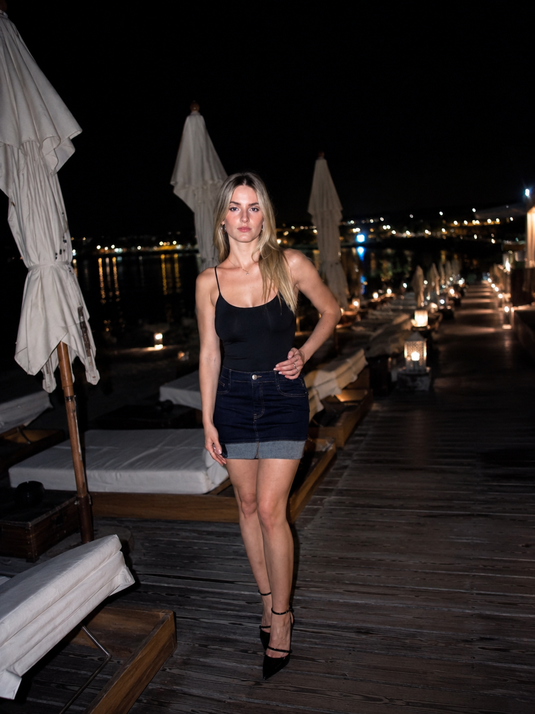 Midnight Denim Mini Skirt | Deda Roma