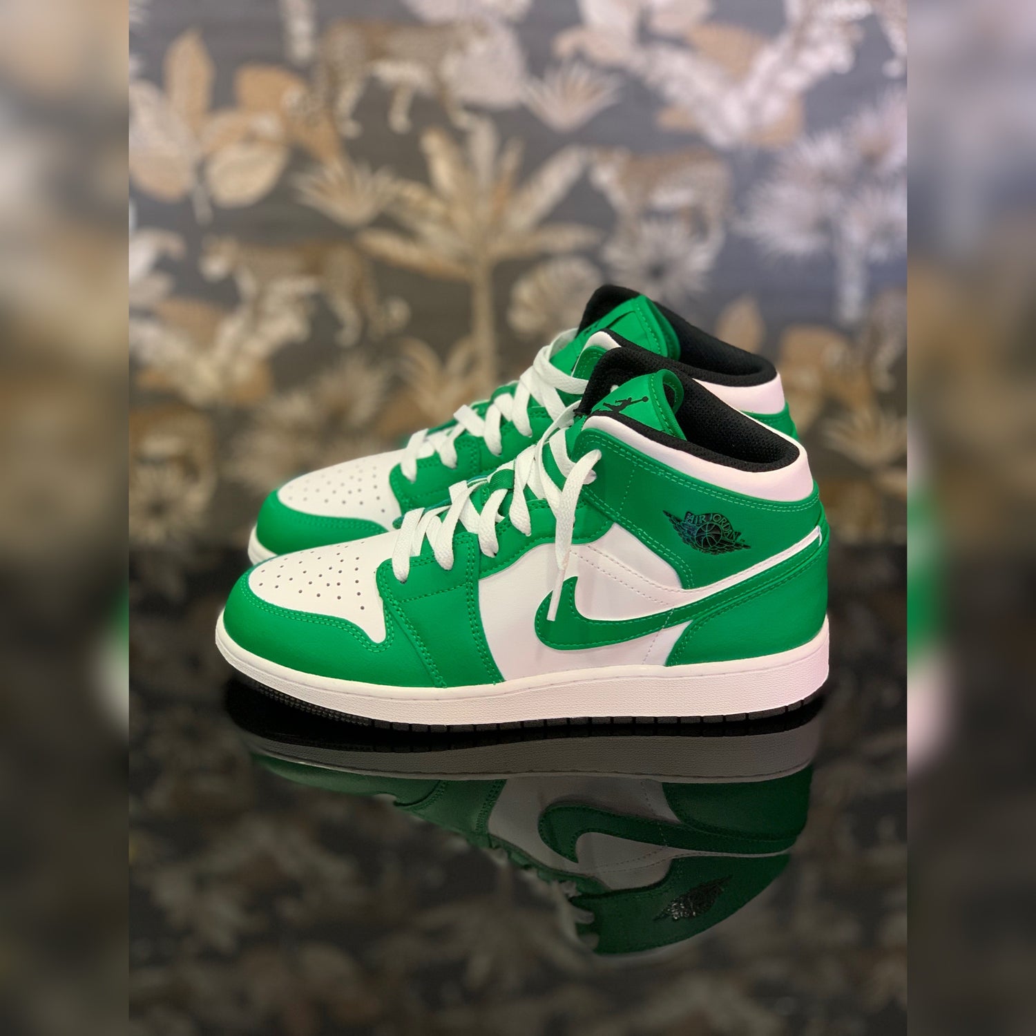 Jordan 1 Mid Lucky Green | Sneakers Jordan Uniche a Deda Roma